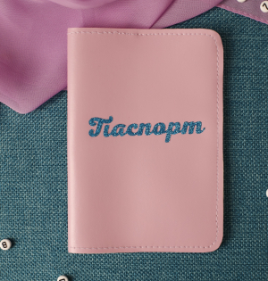 Обложка на паспорт из кожзама