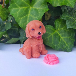 Сувенирное мыло 3D щенок